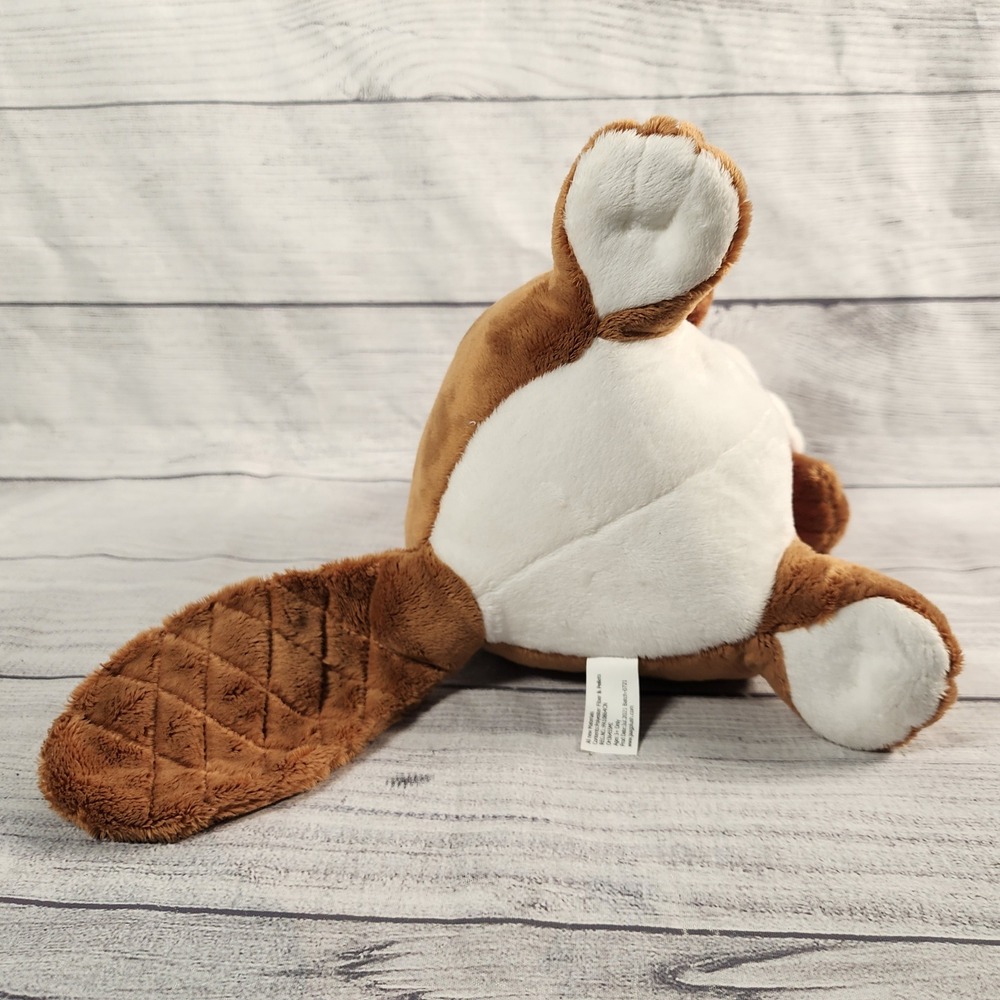 Buc-ee's Mascot Plush Beaver 10 inch Stuffed Animal Red Shirt Corduroy Hat NWT - Picture 6 of 6